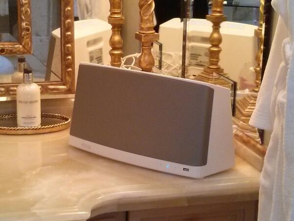 New VOCO V-Spot in white.  
Spotted at the Villas VIP suite at Caesar's palace during CES #VocoNation