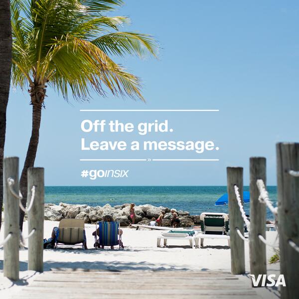 Visa's tweet photo. Somewhere it’s summer. Find that somewhere. #GoInSix http://t.co/GRfpHU1ESY