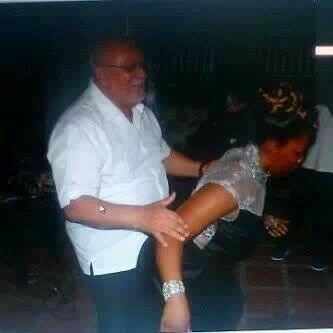 This is the President of Guyana Twerking his life away on Old Year's Night in Guyana.......disgraceful.
