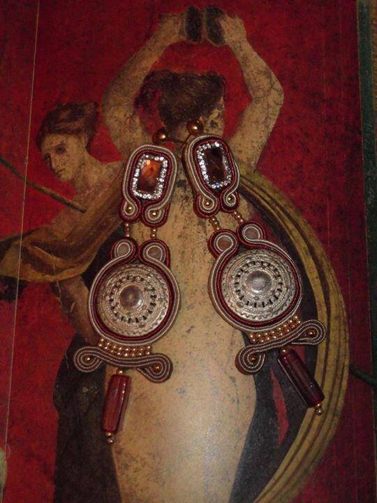 DOriArte's tweet photo. New earrings called Pompei, as the ancient city. So sofisticate! #ancient #rome #gold #jewelry #handmade  #fashion http://t.co/0FrOFkffZR