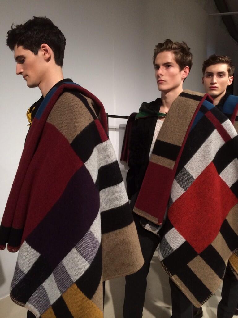 burberry blanket shawl