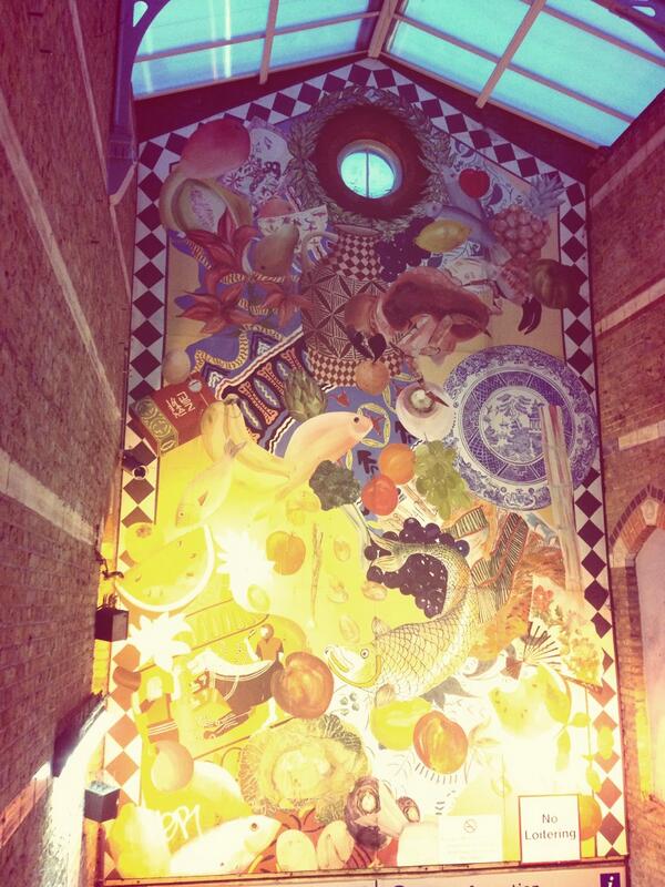 #amazing #healthyliving food mural in #brixton