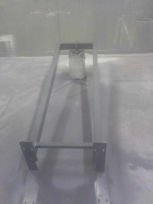 StraalbedrijfSC's tweet photo. Stalen frame gestraald en gespoten http://t.co/ioMElyRNmy