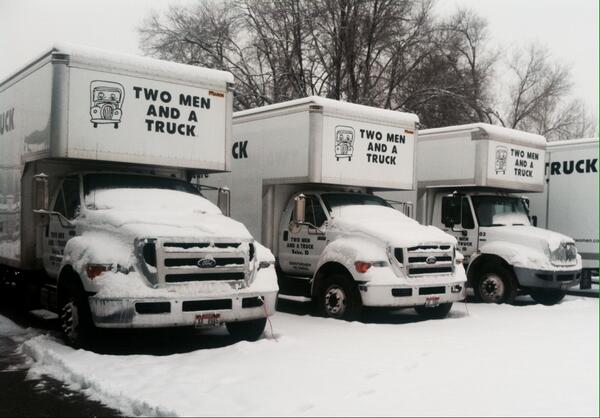 Two_Men_Boise's tweet image. Looks like our friends in the east sent a little snow our way!