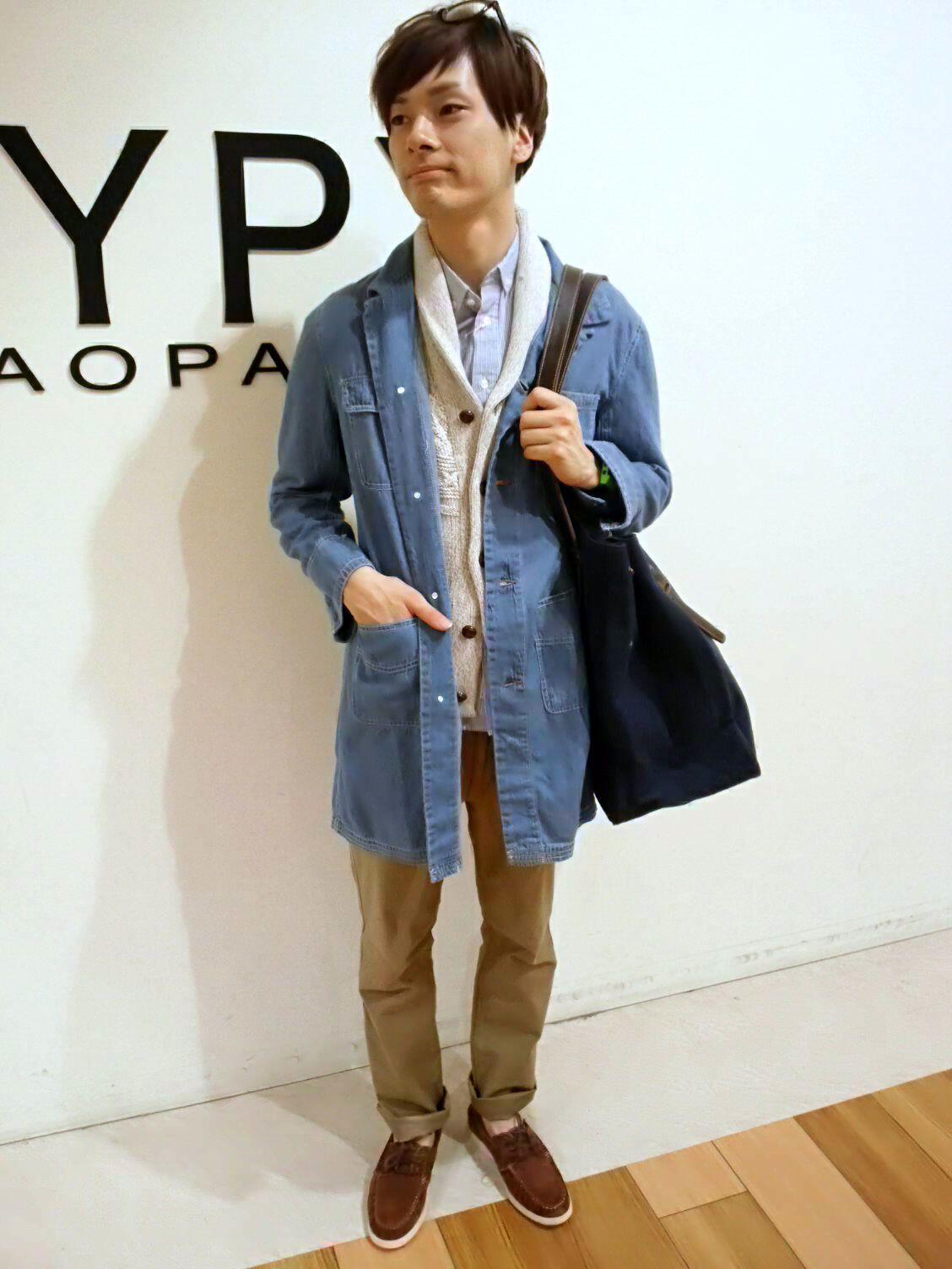 Fashion4864 春のメンズファッション ショップコートを使った着こなし T Co Eo4meywtd7 メンズファッション Fashion Twitter