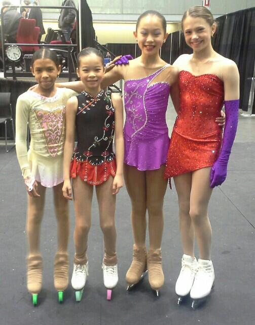 USFigureSkating's tweet image. Congratulations, 2014 juvenile girls medalists! Beautiful job! #Boston2014