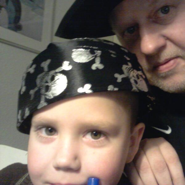 Me and Anton my youngest. .Happy life