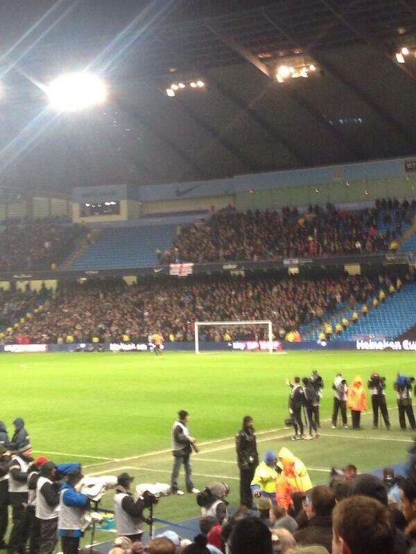 WHUFCawaydays's tweet photo. We deserve more from the team. But nevertheless we have class fans even when we are losing... http://t.co/2ZyMMqqClw