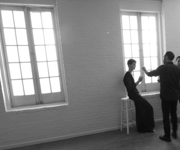 Theory__'s tweet photo. The #TheorySS14 campaign is coming. On set shooting with @lachlanbailey @simmonds_c @baronfilms http://t.co/PuW7kRjA3b