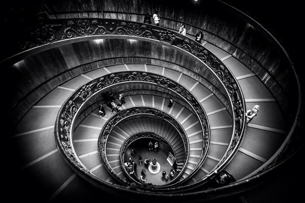 beanotownphoto's tweet photo. Scala di Bramante #photography #rome #vatican http://t.co/CypplbVuVf