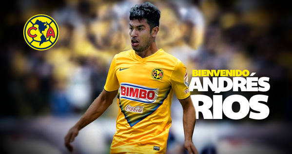 ClubAmerica's tweet photo. ¡Bienvenido! @AndiiRiios http://t.co/9VQd3ECWht http://t.co/gHFLs7fddT