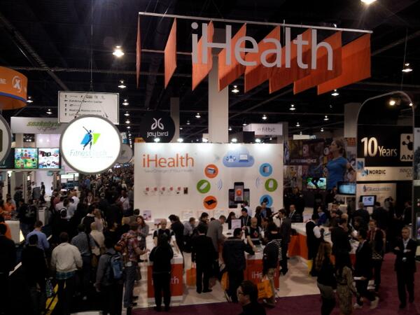 Socialwriteup's tweet image. #CES2014  #wearabletech it happening here. #Reebok #checklight a must see.