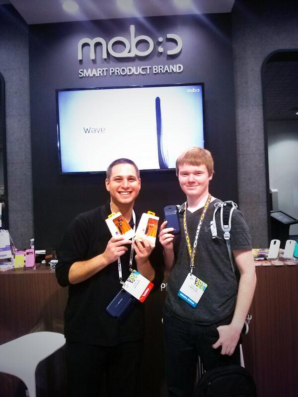 mobcstyle's tweet photo. Congratulations to our lucky 1pm winner!Follow &amp; keep tweeting 4 more chances 2 win! Next drawing's at 3pm! #CES2014 http://t.co/6gHAMROwf3