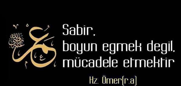 Geceye Hazreti Ömer'in sözünü not düşelim.