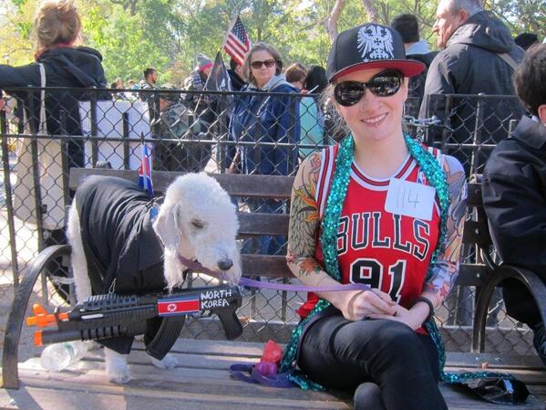 Robespierre15's tweet photo. Pic: Dennis Rodman &amp; Kim Jong Un relaxing in the #eastvillage #dennisrodman #kimjongun #northkorea http://t.co/TiK1I5jcTI
