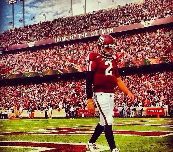 NBSMotorsport's tweet photo. Texas A&amp;M releases amazing "Thank You Johnny Football" video. Watch >> http://t.co/cKkcBVK6rd http://t.co/hKPFGcgYn8