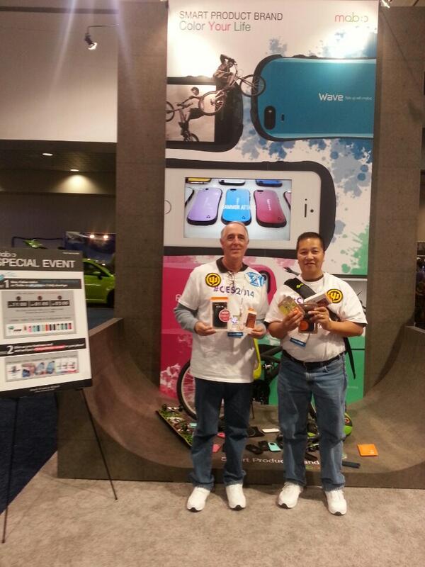 mobcstyle's tweet photo. We've got some winners over here! Congrats on your new #mob;c products! #CES2014 http://t.co/QSn72P5MQM