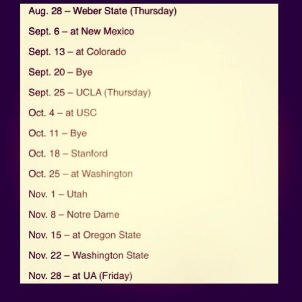 CoachTrentFigg's tweet image. Our 2014 schedule has been released! #AnyChallenge