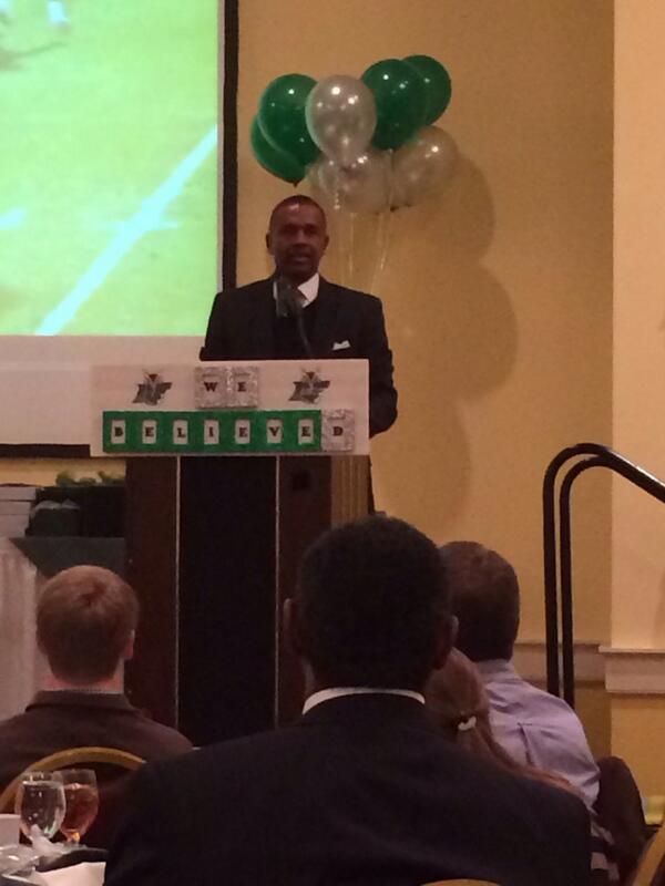 dfhsfootball's tweet image. Pastor or Brookland Baptist says a few words. Learned he baptized our own KJ Williams.