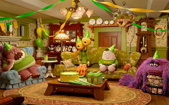 映画情報 オスカーノユクエ 3月21日より全米公開される ザ マペッツ 続編にて モンスターズ ユニバーシティ のスピンオフ短編 Party Central が同時上映されるようだ ウーズマカッパたちのパーティーシーンが描かれる 画像はその一場面 Http