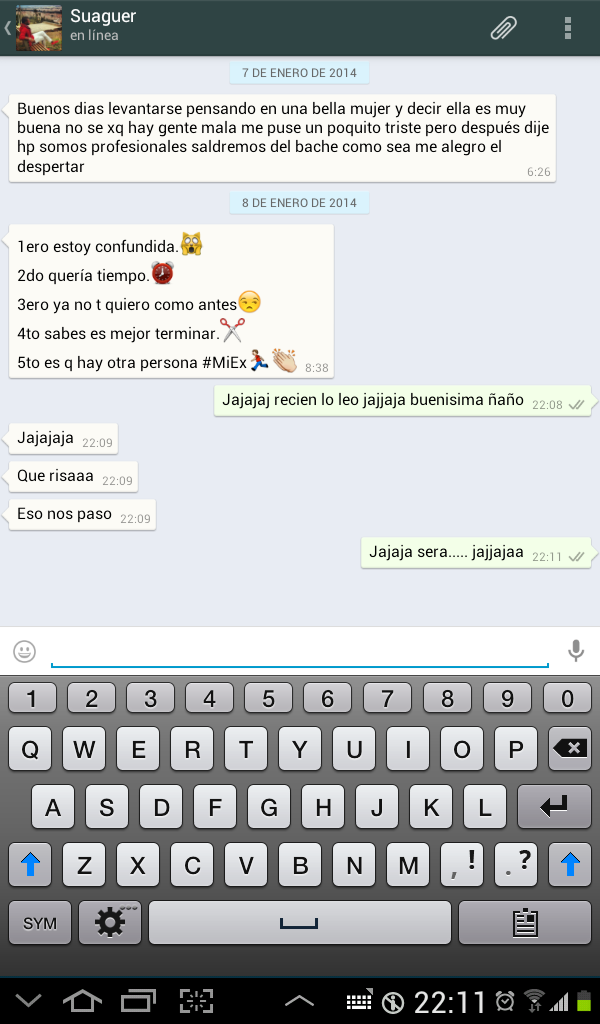 SuaguereX's tweet image. "@Mabell_ep: Con mi. Negro a etas horas recien leo su mensaje jajaja http://t.co/PHtw1I7RZW" #DeLoco