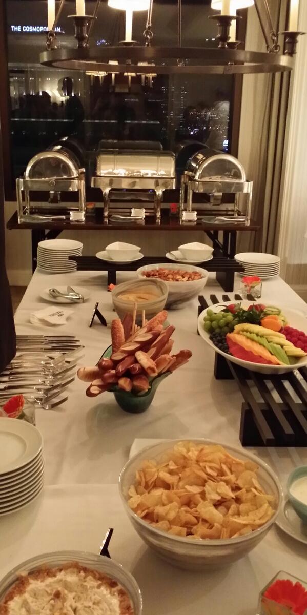 geekbabe's tweet image. The spread at #techtea is luscious