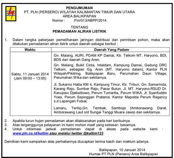 jdwal pdam pemeliharan <a href="/KotaBalikpapan/">BALIKPAPAN</a> <a href="/IklanBalikpapan/">IG @portalbalikpapan</a> <a href="/info_balikpapan/">IG : Info_Bpn</a> @tanya_bppn sabtu, 11/01/2014 #padambpp1101