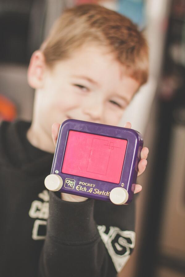 AprilAugustFoto's tweet image. All the electronic toys in the world and nothing beats an Etch-a-Sketch #imaginationwins