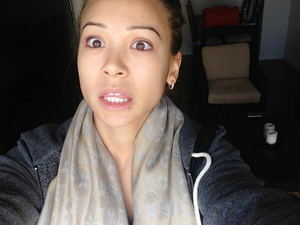 The
celeb without make-up