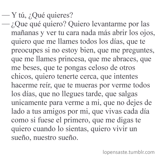FraseSimple's tweet photo. Y tú, ¿Qué quieres?... http://t.co/681VCuXfJw