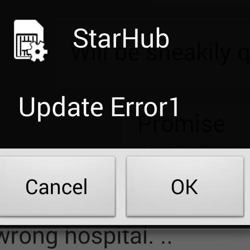Toasterkid's tweet photo. #starhub #error  what on earth is this on my phone? http://t.co/33DTtWZT09