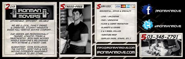 IronManMove's tweet photo. Winter Special! Get 15% off our services if you mention social media discount #movingtoPDX #PDXrealty #moving http://t.co/LFPGfT0PLq