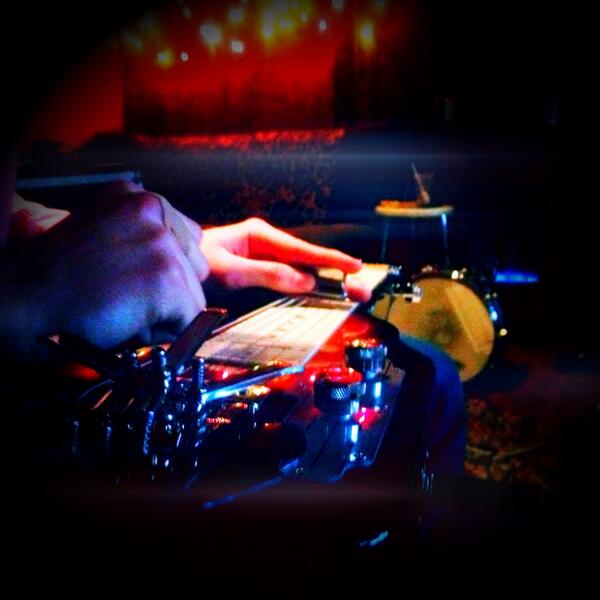 Last day of recording! Some nice lap steel going on here! #lapsteel #supranaturals #album #recordig