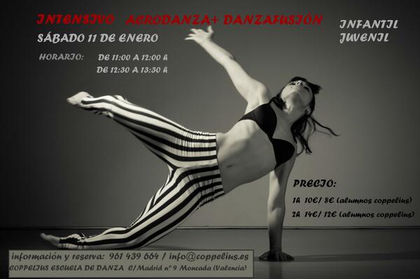 Este fin de semana clase de AcroDanza y DanzaFusión...