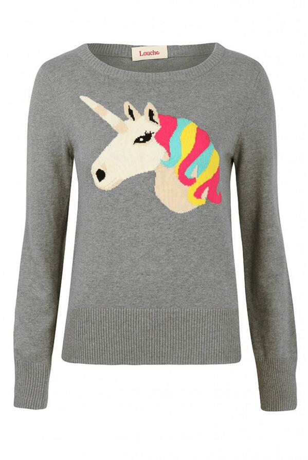 OUTparis's tweet photo. pull licorne Louche london en solde! http://t.co/hrYcGWTK2a