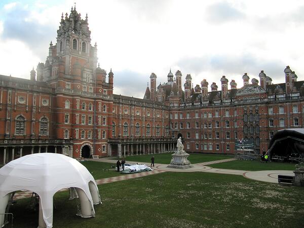 Setting up time for the #Stargazing showcase event at <a href="/RoyalHolloway/">Royal Holloway</a>