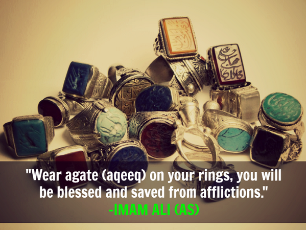 kassamally's tweet photo. Wear Aqeeq on your rings,
You will be blessed and saved from afflictions.
#ImamAli (as). http://t.co/7XLaiTWq58