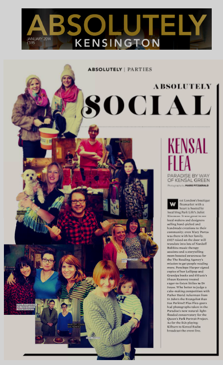 NicoleGordon91's tweet photo. I've made it! Fab day on the door at #kensalflea with @luCfotheringham at @weloveparadise via @Absolutely_mags http://t.co/y8iGen81XS