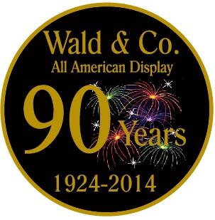 WaldFireworks's tweet photo. Wald &amp; Co. is proud to celebrate our 90th Anniversary in 2014! Watch for fun facts and special offers! http://t.co/L4BgbwFBBp
