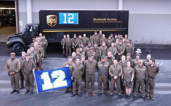 NorthwestUPSers's tweet photo. Delivering #Hawkitecture in Seattle this morning! #GoHawks http://t.co/F5sGlcu5lC