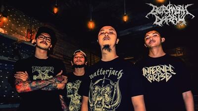 Bersimbah Darah New Line Up 
From Left To Right Are : <a href="/DeathHordBalii/">DeathHord Store</a> @bowieeldra <a href="/Ricoanarcho/">Ricö Λnarchö</a> <a href="/Indrablast/">Indra</a>