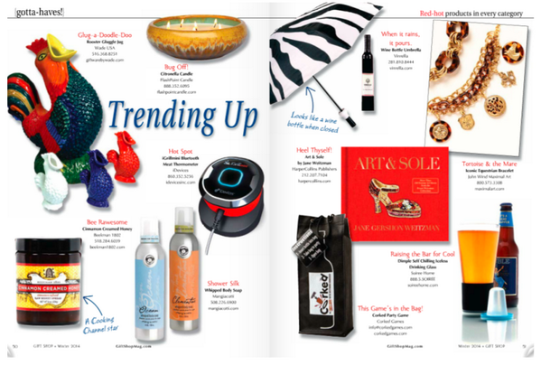 Thank you <a href="/giftshopmag/">Gift Shop® Plus</a> for including <a href="/ArtandSoleBook/">Art and Sole</a> in your trending section!