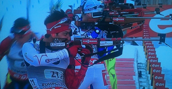 MrPerras's tweet image. @canfund makes it on @biathlonworld tv. #thx4thesupport