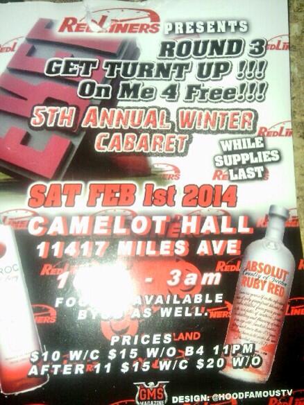 RedLinersChi's tweet photo. February is paint CLE Red Month so guess where we will be http://t.co/fiybUz6uRJ