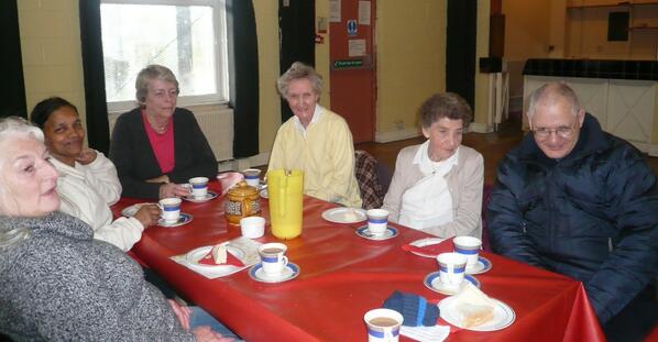 Some photos from Xmas Tea Party we had for over 50's in December 2013