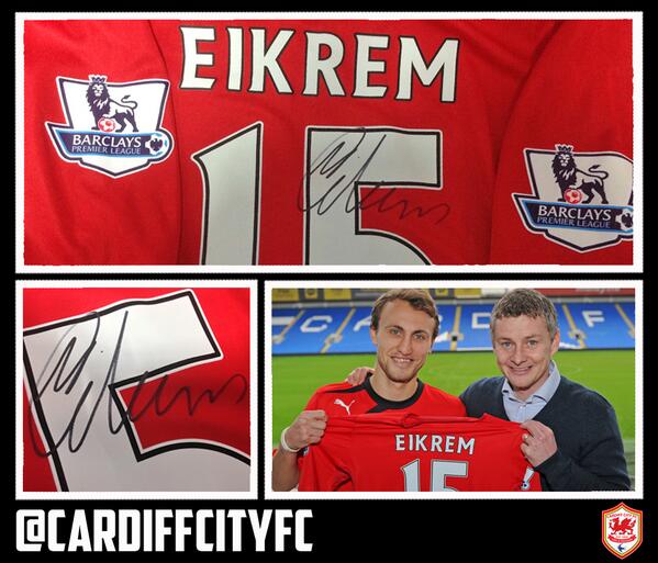 CardiffCityFC's tweet photo. COMPETITON: RT this tweet and FOLLOW for a chance to win Magnus Wolff Eikrem's first signed @CardiffCityFC shirt! http://t.co/Av56WkO4IR
