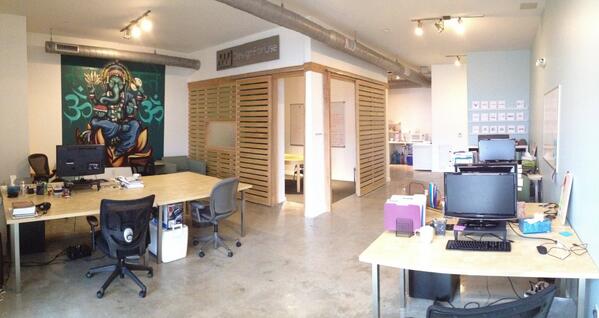 holcombe5000's tweet image. Empty office all morning. The Band is blaring. Perfect acoustics for percussion. Left my tambourine at home. #PMfail