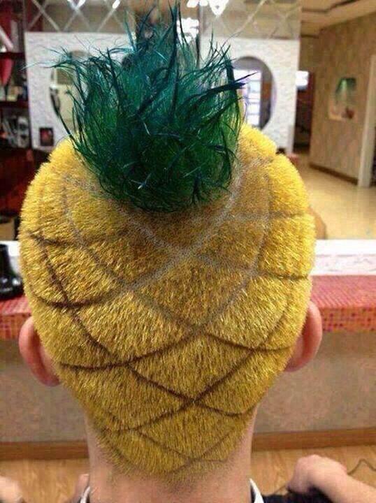 LelijksteMensen's tweet photo. Ananas hoofd. - http://t.co/Hu5lnhW570