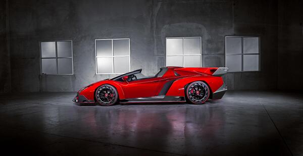 What music would you listen to in a super sports car? #VenenoMonster #CES2014 cc <a href="/MonsterProducts/">Monster Products</a>