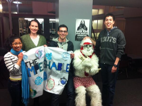 ImperishableCFB's tweet photo. Always ready for the yeti. #antifreeze2014 http://t.co/ocWHpFA3Zg